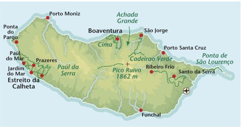 Wandelreis Portugal Madeira