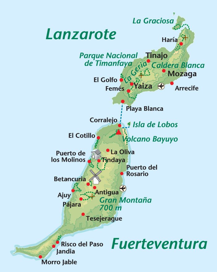 11 Daagse Eilandhop Lanzarote Fuerteventura Stap Reizen