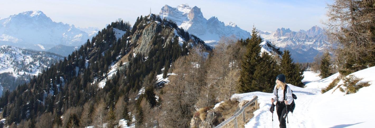 Winterwandelen in Val di Zoldo