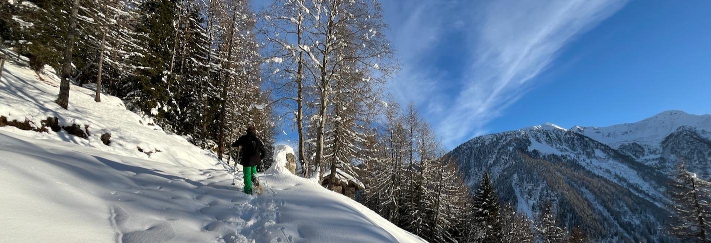 Sneeuwschoenwandelen Val di Peio