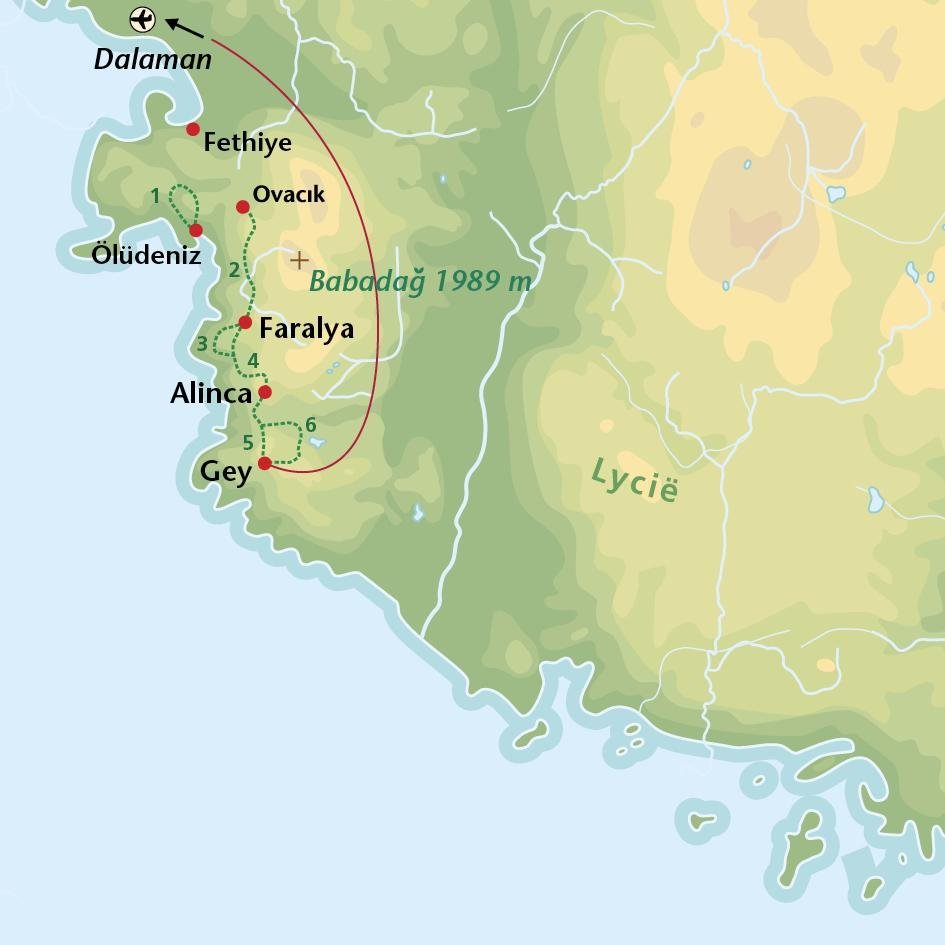 Wandelreis Lycië